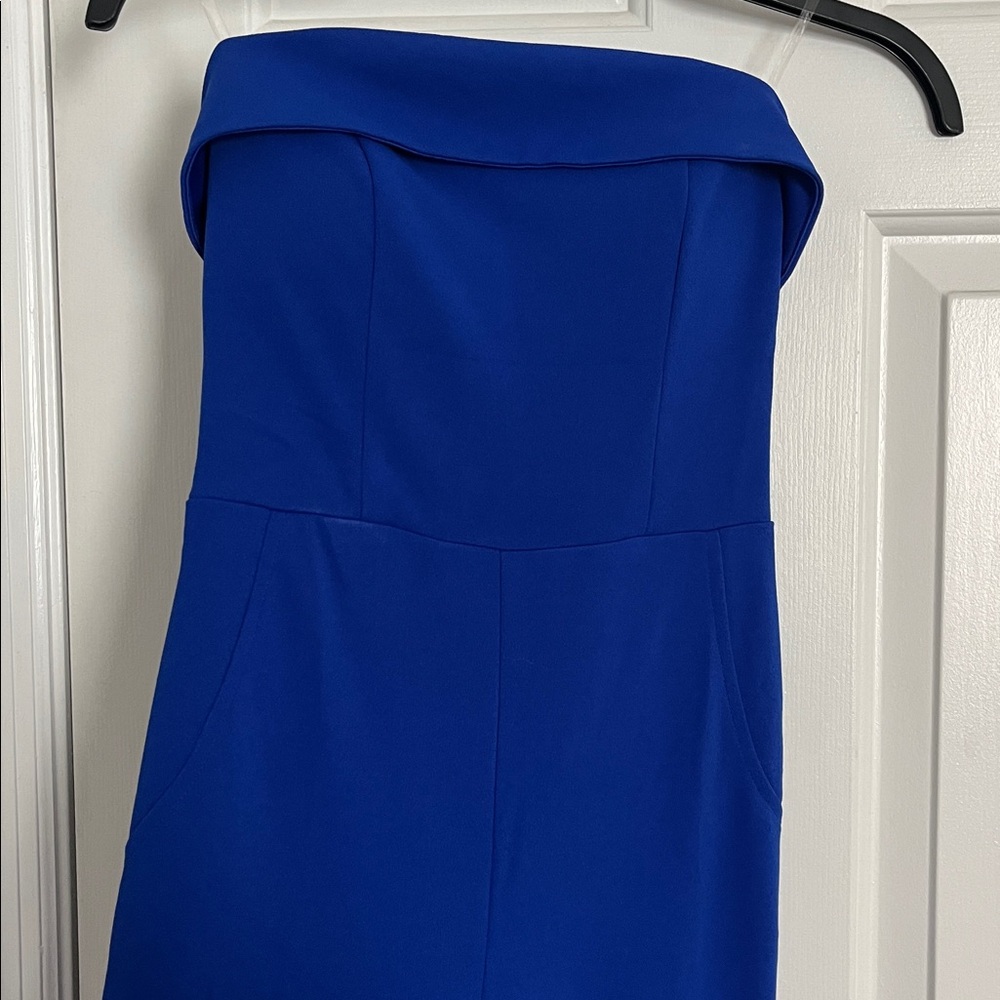 Crystal Sky Blue Sleeveless Jumpsuit